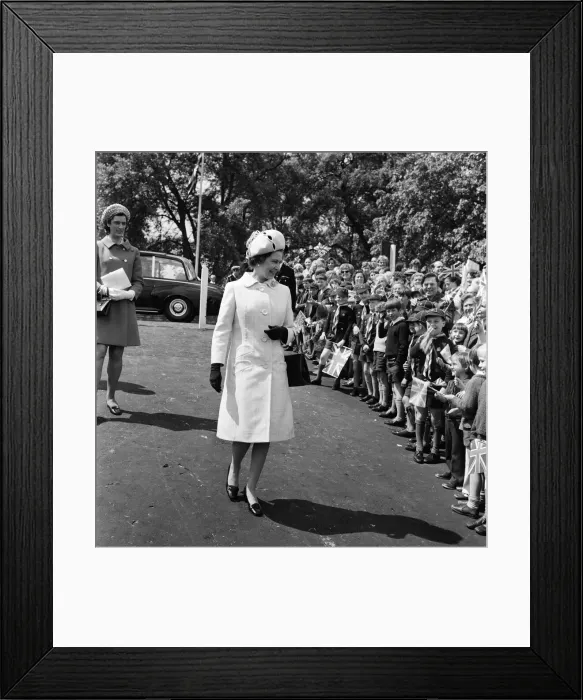 Framed Print : Queen Elizabeth II visits Maldon, Essex, which is today celebrating the 800th Anniversary Framed Print : Queen Elizabeth II visits Maldon, Essex, which is today celebrating the 800th Anniversary