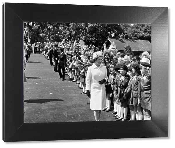 Queen Elizabeth II visits Maldon, Essex, which is today celebrating the 800th Anniversary