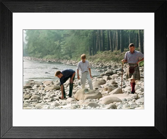 Framed Print : Prince Charles with sons Prince William and Prince Harry Framed Print : Prince Charles with sons Prince William and Prince Harry
