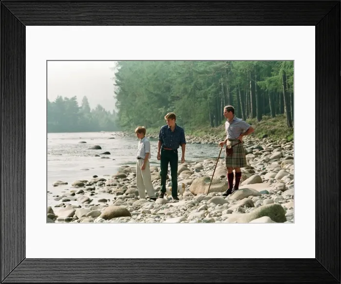 Framed Print : Prince Charles with sons Prince William and Prince Harry Framed Print : Prince Charles with sons Prince William and Prince Harry
