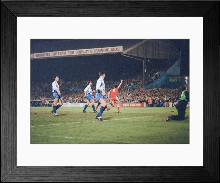 Framed Print : FA Cup 4th round replay at the Goldstone Ground, Hove. Brighton Framed Print : FA Cup 4th round replay at the Goldstone Ground, Hove. Brighton