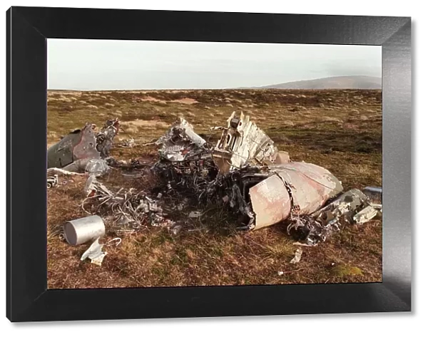 Wreckage still remains from the Falklands War - March 1999