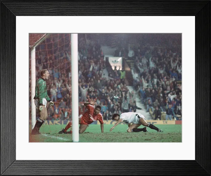 Framed Print : FA Cup 3rd round replay at Anfield. Liverpool 8 v Swansea City 0