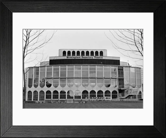 Framed Print : Birmingham Repertory Theatre, Broad Street, Birmingham. 28th March 1972 Framed Print : Birmingham Repertory Theatre, Broad Street, Birmingham. 28th March 1972