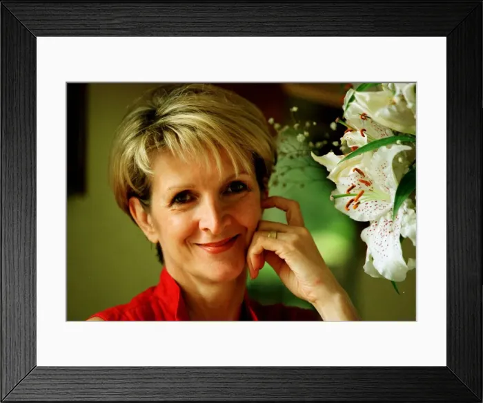 Framed Print : Penny Thornton Astrologer to Princess Diana June 1998 Framed Print : Penny Thornton Astrologer to Princess Diana June 1998