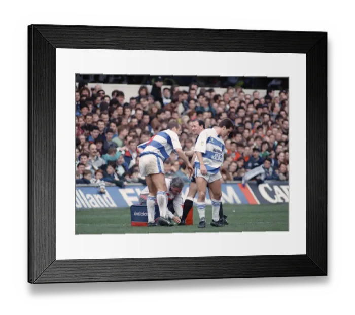 Framed Print : FA Cup Quarter Final match at Loftus Road. Queens Park Rangers 2 v Liverpool 2