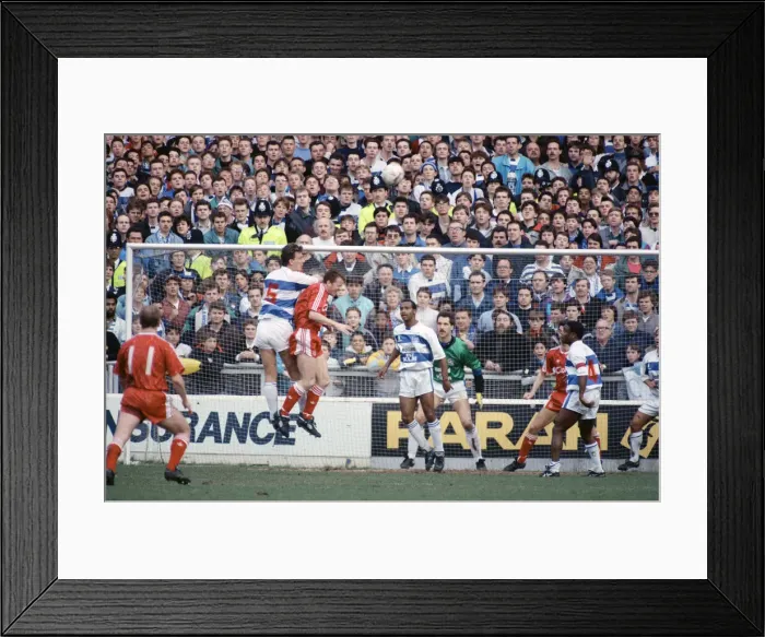 Framed Print : FA Cup Quarter Final match at Loftus Road. Queens Park Rangers 2 v Liverpool 2 Framed Print : FA Cup Quarter Final match at Loftus Road. Queens Park Rangers 2 v Liverpool 2