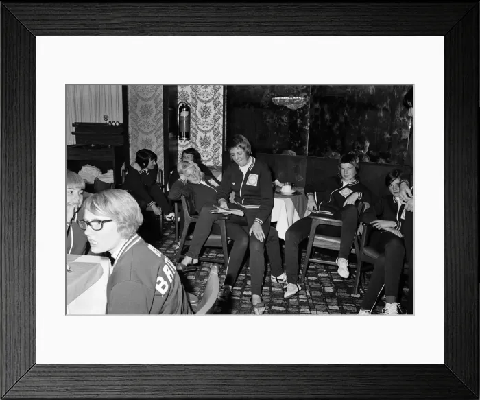 Framed Print : The British Womens football team in Mexico City for the Womens World Cup Framed Print : The British Womens football team in Mexico City for the Womens World Cup