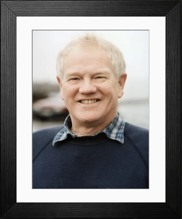 Framed Print : Barry lifeboat member Stuart McMillan. 18th January 1998 Framed Print : Barry lifeboat member Stuart McMillan. 18th January 1998