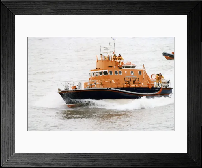 Framed Print : The Arun lifeboat with its replacement Framed Print : The Arun lifeboat with its replacement