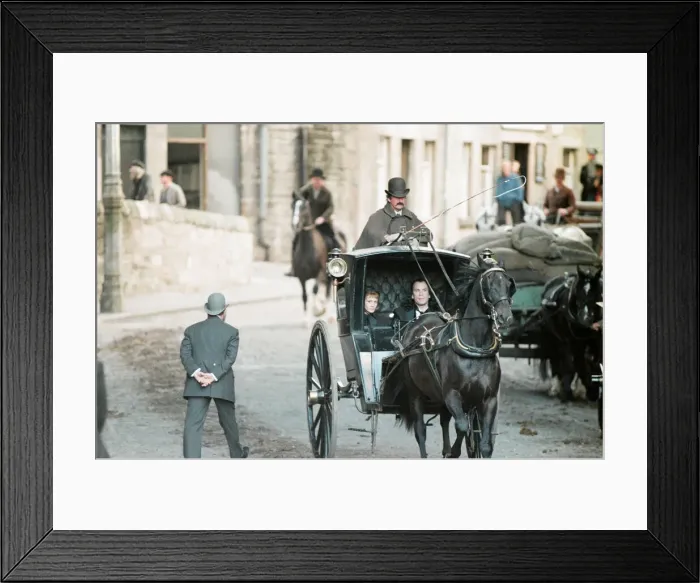 Framed Print : Filming of Mary Reilly, an American horror film starring Julia Roberts and John Malkovich Framed Print : Filming of Mary Reilly, an American horror film starring Julia Roberts and John Malkovich