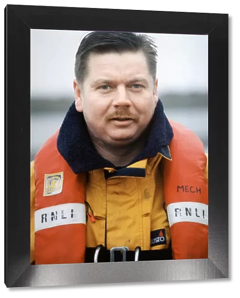 Barry lifeboat member Martin Hellyar. 19th January 1998