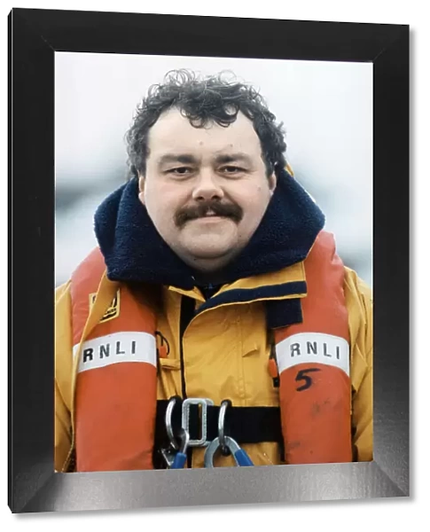 Barry lifeboat member Andy Lucas. 19th January 1998