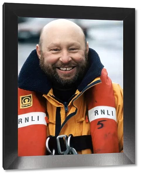 Barry lifeboat member Barry Chick. 19th January 1998