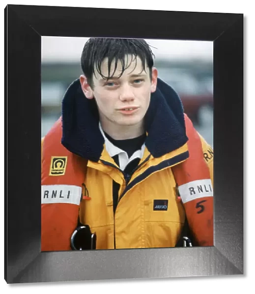 Barry lifeboat member Daniel Brown. 19th January 1998