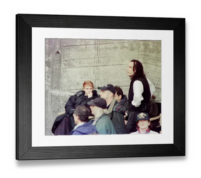 Framed Print : Filming of Mary Reilly, an American horror film starring Julia Roberts and John Malkovich Framed Print : Filming of Mary Reilly, an American horror film starring Julia Roberts and John Malkovich