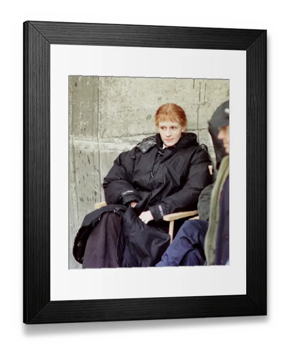Framed Print : Filming of Mary Reilly, an American horror film starring Julia Roberts and John Malkovich