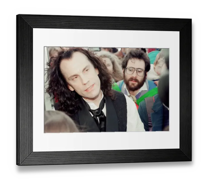 Framed Print : Filming of Mary Reilly, an American horror film starring Julia Roberts and John Malkovich