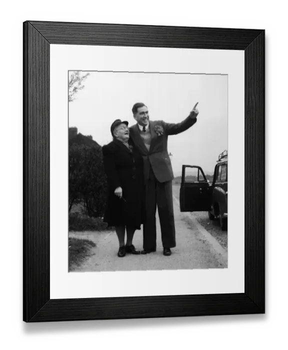 Framed Print : Denis Healy the Labour Candidte for the East division of Leeds, Yorkshire Framed Print : Denis Healy the Labour Candidte for the East division of Leeds, Yorkshire