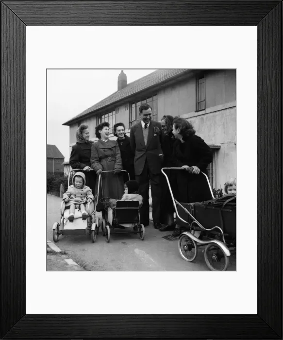 Framed Print : Denis Healy the Labour Candidte for the East division of Leeds
