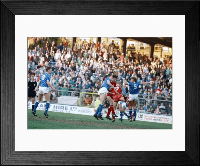 Framed Print : FA Cup 4th round match at The Den. Final score Millwall 0 v Liverpool 2 Framed Print : FA Cup 4th round match at The Den. Final score Millwall 0 v Liverpool 2