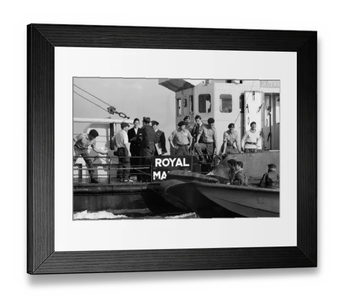 Framed Print : Prince Charles makes a parachute jump off the Dorset coast during his training as an RAF Framed Print : Prince Charles makes a parachute jump off the Dorset coast during his training as an RAF