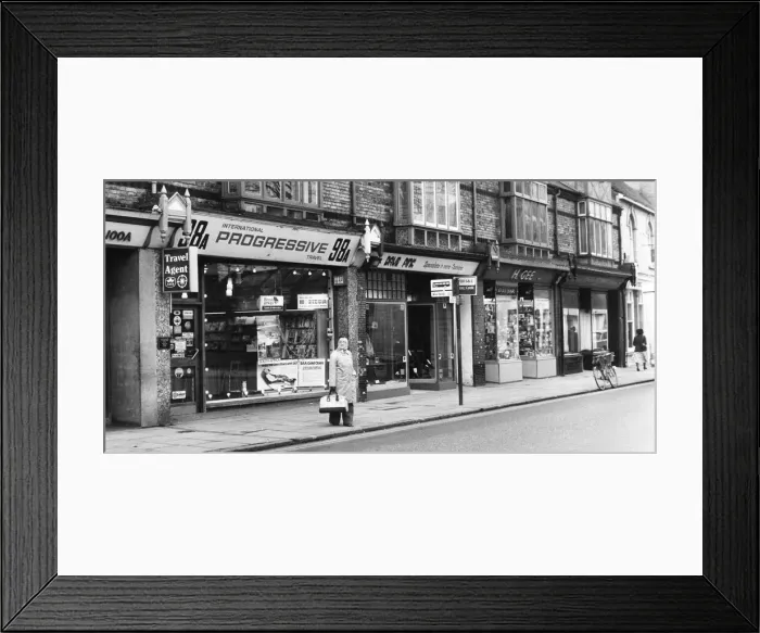 Framed Print : Picture shows Mill Road, Cambridge, Cambridgeshire Framed Print : Picture shows Mill Road, Cambridge, Cambridgeshire