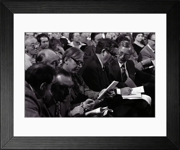 Framed Print : Chancellor of the Exchequer Denis Healey who cancelled his trip to the Commonwealth Framed Print : Chancellor of the Exchequer Denis Healey who cancelled his trip to the Commonwealth