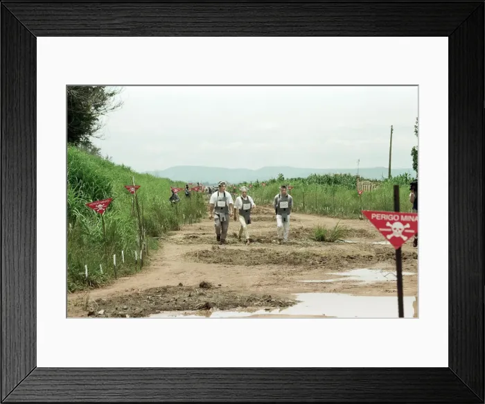 Framed Print : Diana, Princess of Wales during her four day British Red Cross mission to highlight Framed Print : Diana, Princess of Wales during her four day British Red Cross mission to highlight