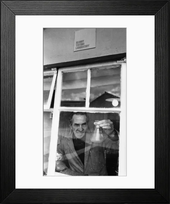Framed Print : Norman Cement Works Feature, Coldhams Lane, Cherry Hinton, Cambridge, September 1972 Framed Print : Norman Cement Works Feature, Coldhams Lane, Cherry Hinton, Cambridge, September 1972