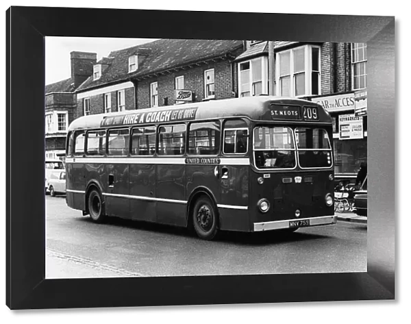 United Counties 209 Bus to St Neots, Cambridge, Circa December 1977