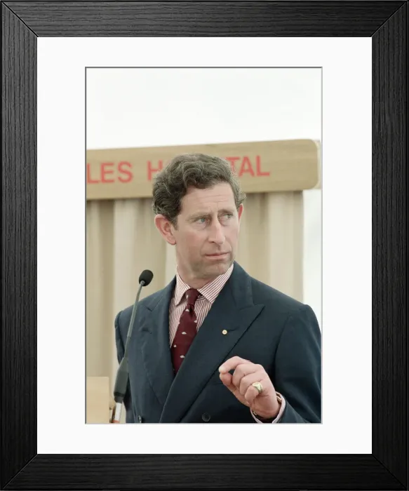 Framed Print : Prince Charles, Prince of Wales visits Australia. January 1994 Framed Print : Prince Charles, Prince of Wales visits Australia. January 1994