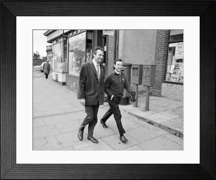 Framed Print : John Stonehouse Postmaster General and MP for West Bromwich during West Bromwich Charity Framed Print : John Stonehouse Postmaster General and MP for West Bromwich during West Bromwich Charity