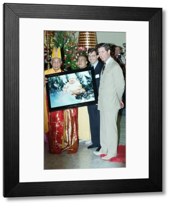 Framed Print : Prince Charles, Prince of Wales visits Australia. January 1994 Framed Print : Prince Charles, Prince of Wales visits Australia. January 1994