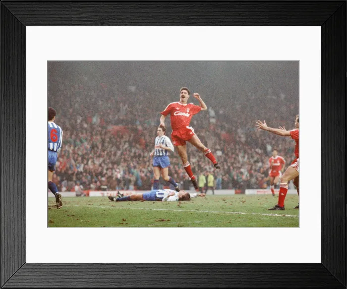 Framed Print : FA Cup 4th round. Liverpool v Brighton and Hove Albion. Anfield, Liverpool, Merseyside