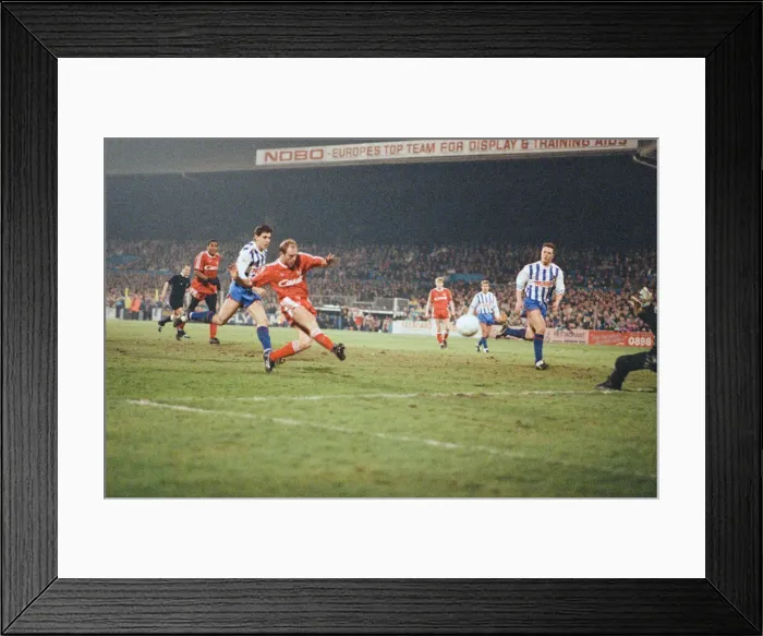 Framed Print : FA Cup 4th round replay at the Goldstone Ground, Hove. Brighton Framed Print : FA Cup 4th round replay at the Goldstone Ground, Hove. Brighton