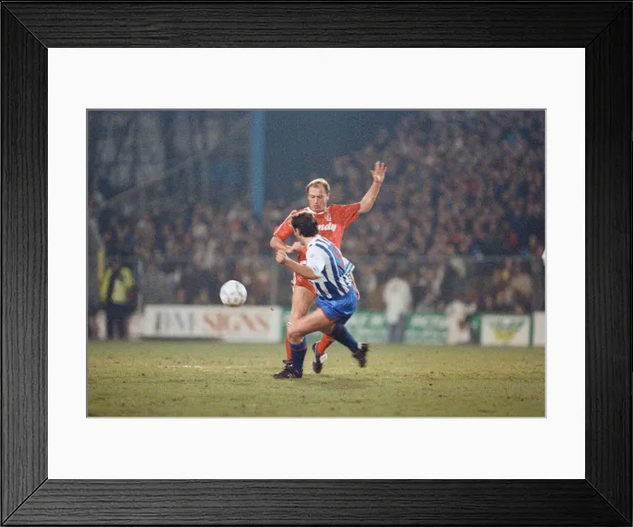 Framed Print : FA Cup 4th round replay at the Goldstone Ground, Hove. Brighton Framed Print : FA Cup 4th round replay at the Goldstone Ground, Hove. Brighton