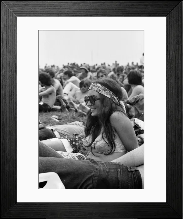 Framed Print : The Jazz and Pop Festival, held at Plumpton Racecourse, East Sussex. 10th August 1969 Framed Print : The Jazz and Pop Festival, held at Plumpton Racecourse, East Sussex. 10th August 1969