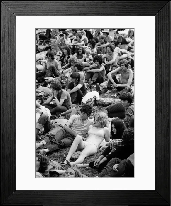 Framed Print : The Jazz and Pop Festival, held at Plumpton Racecourse, East Sussex. 10th August 1969 Framed Print : The Jazz and Pop Festival, held at Plumpton Racecourse, East Sussex. 10th August 1969