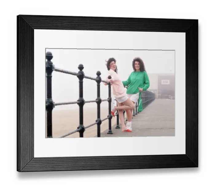 Framed Print : Redcar Fashion, Monday 23rd April 1990, Caroline wears a Peach reversible jacket 13 Framed Print : Redcar Fashion, Monday 23rd April 1990, Caroline wears a Peach reversible jacket 13
