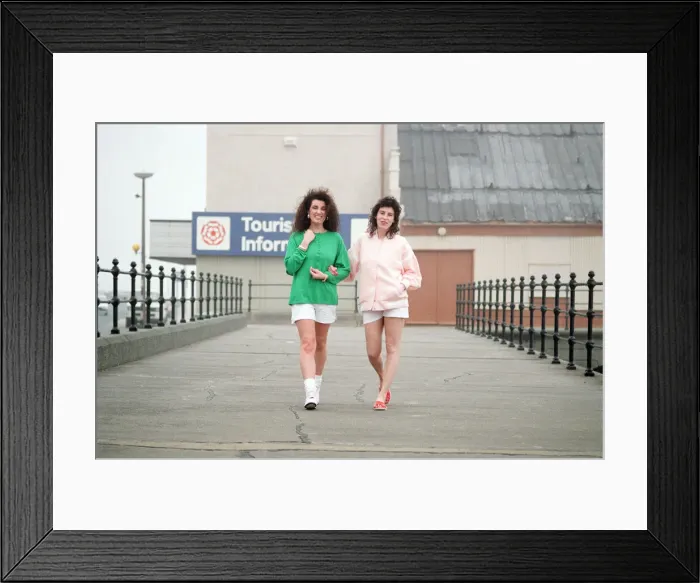 Framed Print : Redcar Fashion, Monday 23rd April 1990, Caroline wears a Peach reversible jacket 13 Framed Print : Redcar Fashion, Monday 23rd April 1990, Caroline wears a Peach reversible jacket 13
