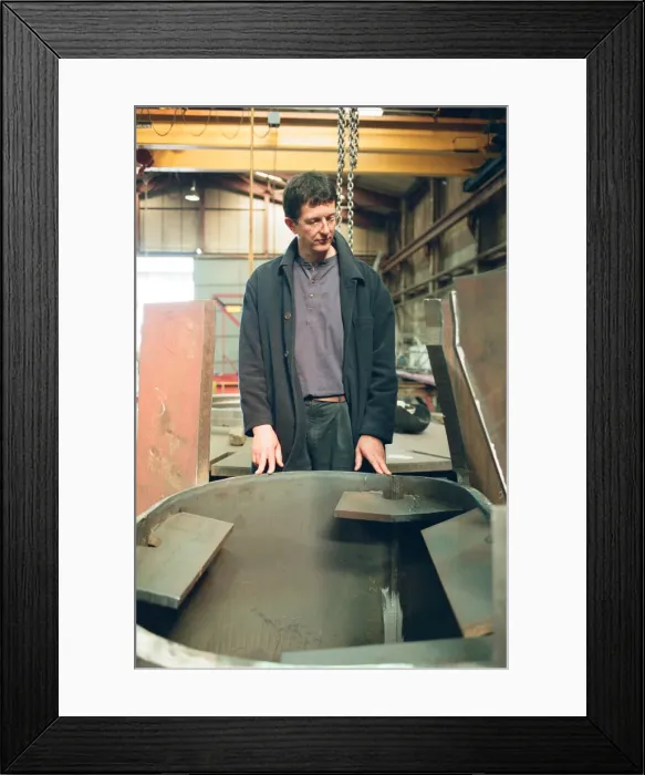 Framed Print : Work in progress at Hartlepool Steel Fabrications on the Gateshead Angel of the North Framed Print : Work in progress at Hartlepool Steel Fabrications on the Gateshead Angel of the North
