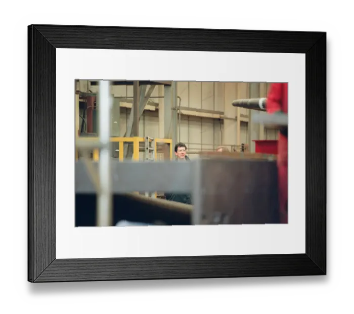 Framed Print : Work in progress at Hartlepool Steel Fabrications on the Gateshead Angel of the North Framed Print : Work in progress at Hartlepool Steel Fabrications on the Gateshead Angel of the North