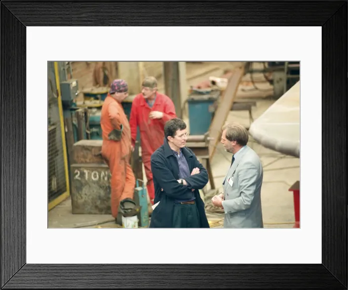 Framed Print : Work in progress at Hartlepool Steel Fabrications on the Gateshead Angel of the North Framed Print : Work in progress at Hartlepool Steel Fabrications on the Gateshead Angel of the North