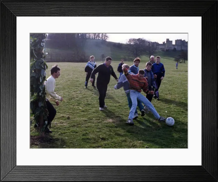Framed Print : Alnwick Shrove Tuesday Football Match, Tuesday 3rd March 1992 Framed Print : Alnwick Shrove Tuesday Football Match, Tuesday 3rd March 1992