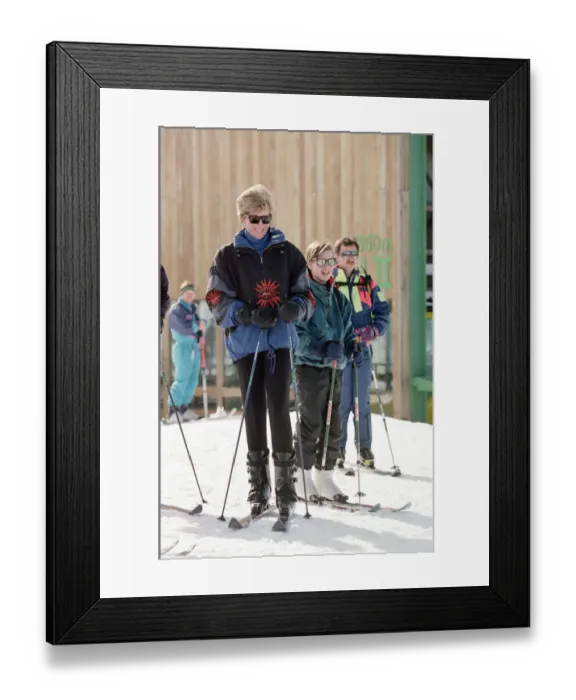 Framed Print : HRH The Princess of Wales, Princess Diana, with her son, Prince William