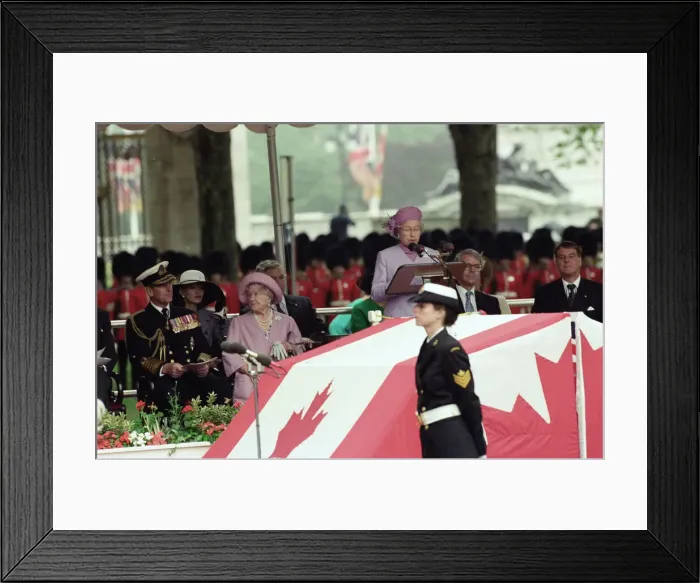 Framed Print : Prince Philip, Duke of Edinburgh, Queen Elizabeth The Queen Mother