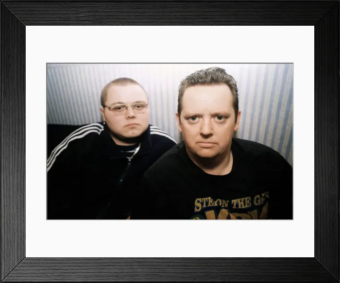 Framed Print : Kevin Gardener and Steven Buck, both rescued from a cabin cruiser by the RNLI
