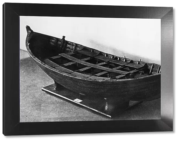 Model of the first purpose-built lifeboat, the Original