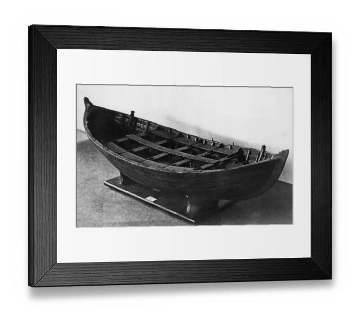 Framed Print : Model of the first purpose-built lifeboat, the Original